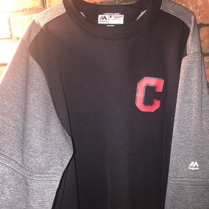 Cleveland Indians thermabase fleece t-shirt.